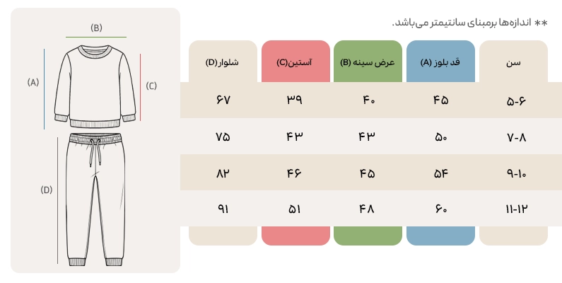 ست بلوز شلوار مدل CK کد BP-1000