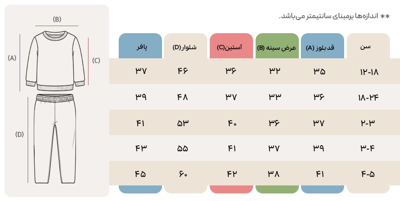 ست بلوز و شلوار لاينردار کد BP-1015